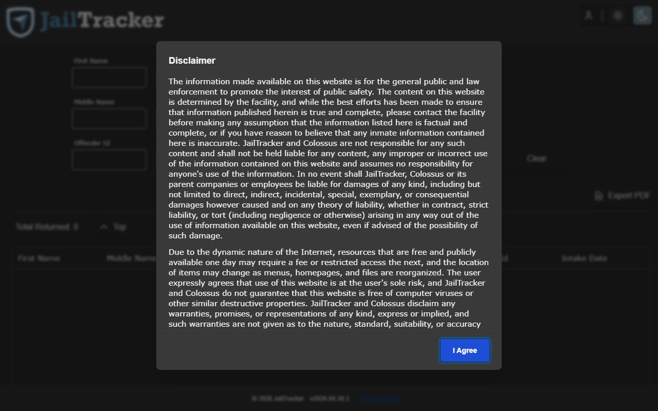 Spencer County inmate search through Shelby County JailTracker roster